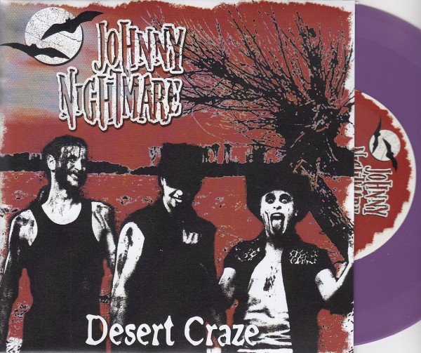 JOHNNY NIGHTMARE - Desert Craze 7"EP LILAC