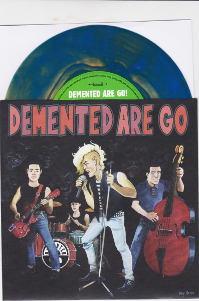 DEMENTED ARE GO - Rubber Rock 7" BLUE ltd.