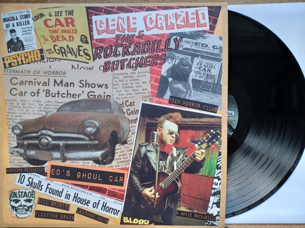 GENE CRAZED & THE ROCKABILLY BUTCHERS - Same LP black