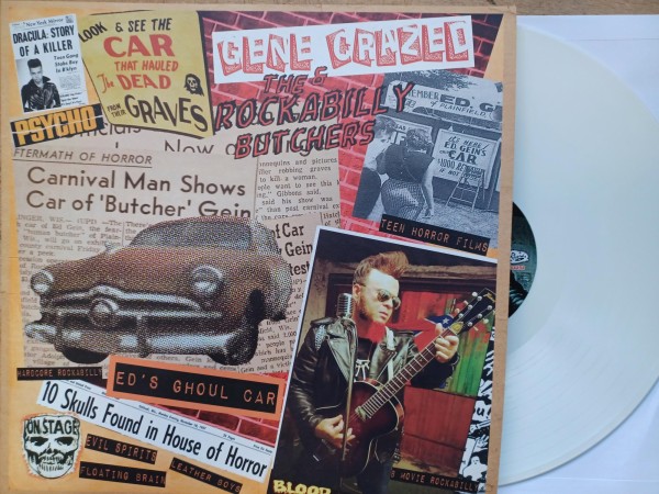 GENE CRAZED & THE ROCKABILLY BUTCHERS - Same LP white ltd.