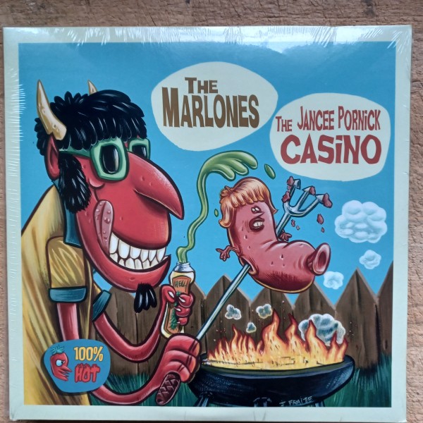 The Jancee Pornick Casino / The Marlones – 100% Hot 10"LP 2nd Hand