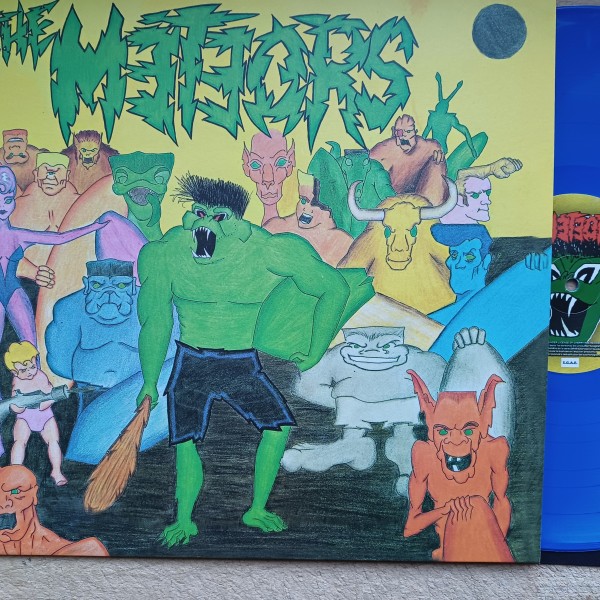 METEORS - The Mutant Monkey And The Surfers From Zorch LP blue ltd.
