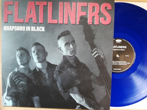 FLATLINERS - Rhapsody In Black LP blue ltd.