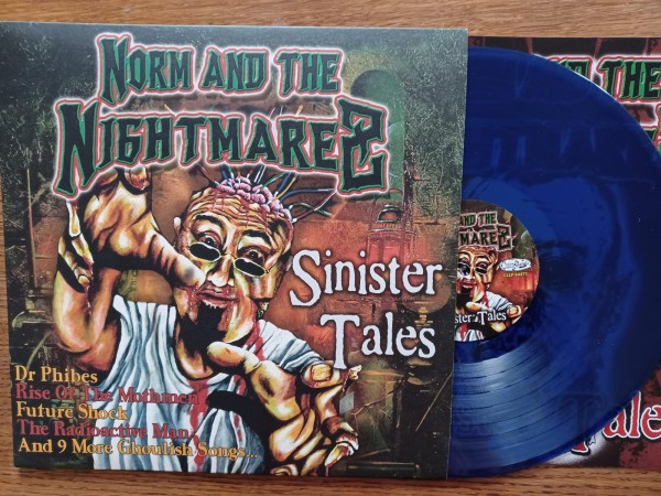 NORM AND THE NIGHTMAREZ - Sinister Tales LP blue ltd.