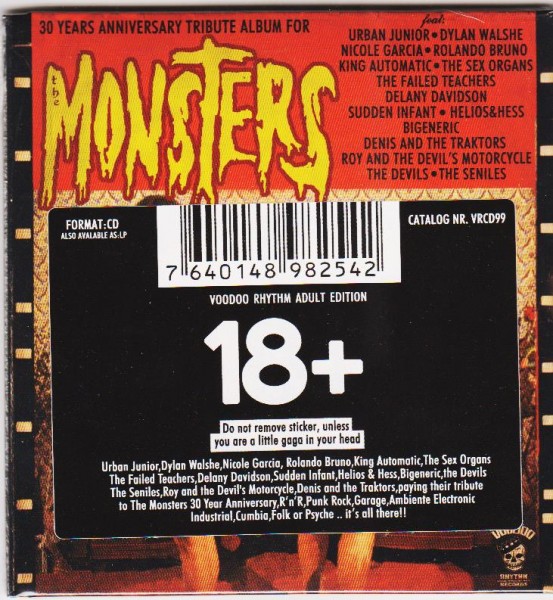 V.A. - 30 Years Anniversary Tribute Album For The Monsters CD