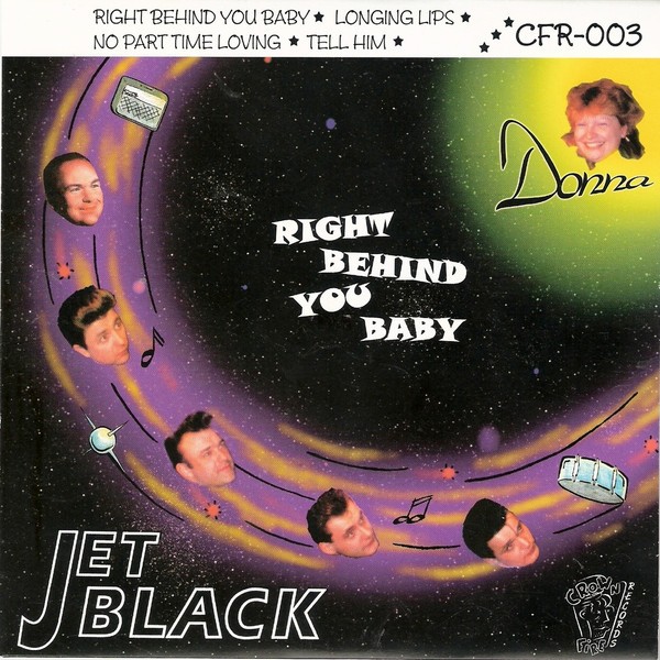 JET BLACK / DONNA - Right Behind You Baby 7"EP 2nd Hand
