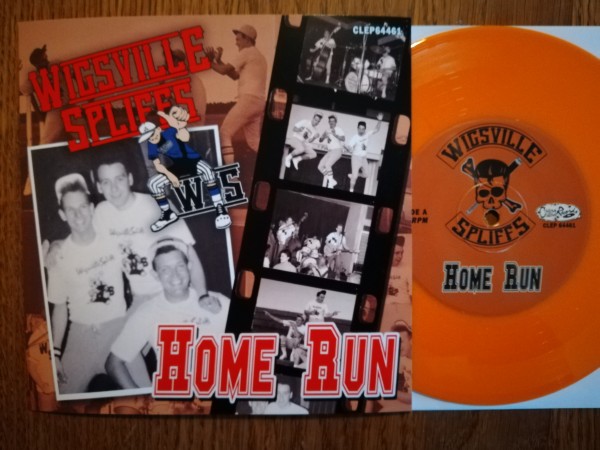 WIGSVILLE SPLIFFS - Home Run 7" ltd. orange