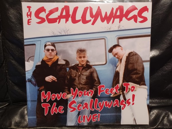 SCALLYWAGS - Move Your Feet To The Scallywags! Live! LP ltd.alt. cover