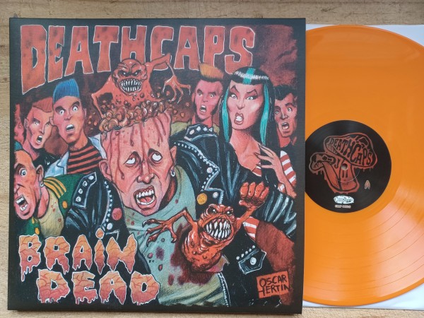 DEATHCAPS - Braindead LP orange ltd.
