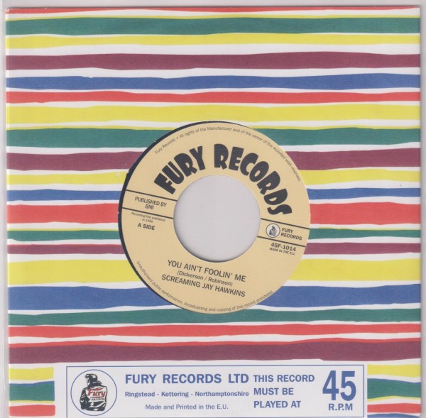 SCREAMIN' JAY HAWKINS - You Ain't Foolin' Me 7" 2nd Hand