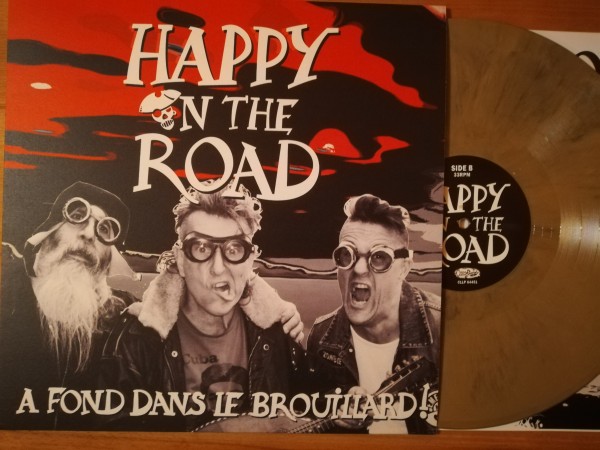HAPPY ON THE ROAD - A Fond Dans Le Brouillard! LP beige ltd.