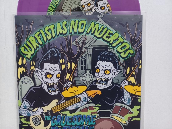 SURFISTAS NO MUERTOS - The Gruesome Twosome 7"EP ltd. lilac