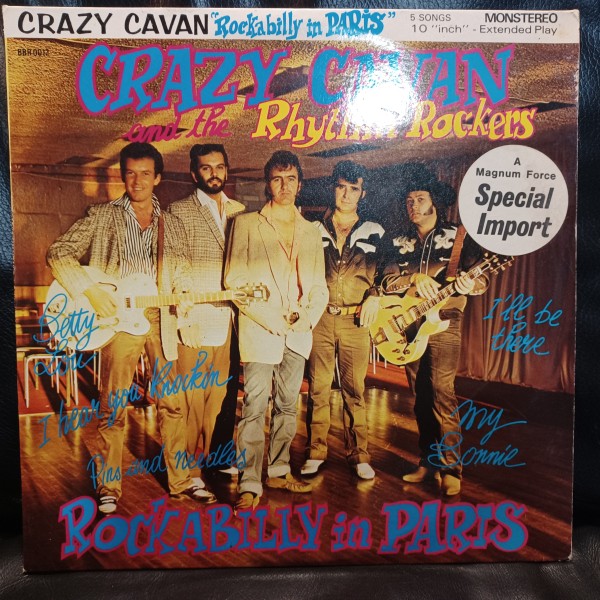 CRAZY CAVAN - Rockabilly In Paris 10"EP 2nd Hand
