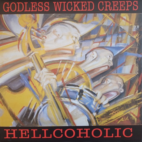 GODLESS WICKED CREEPS - Hellcoholic LP colour mix ltd.