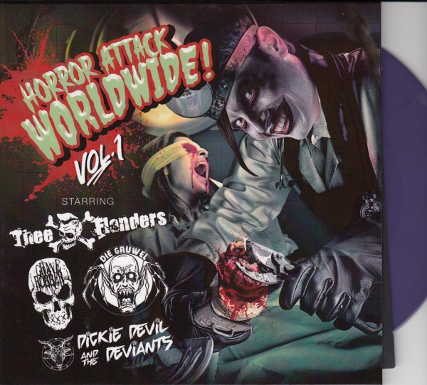 V.A. - Horror Attack Worldwide Vol.1 7"EP ltd.