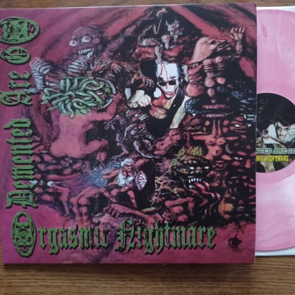 DEMENTED ARE GO - Orgasmic Nightmare LP PINK/white/black marbled