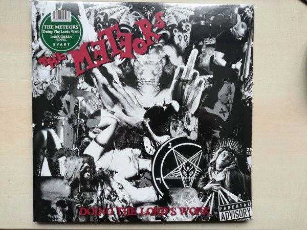 METEORS - Doing The Lords Work 2LP ltd. green