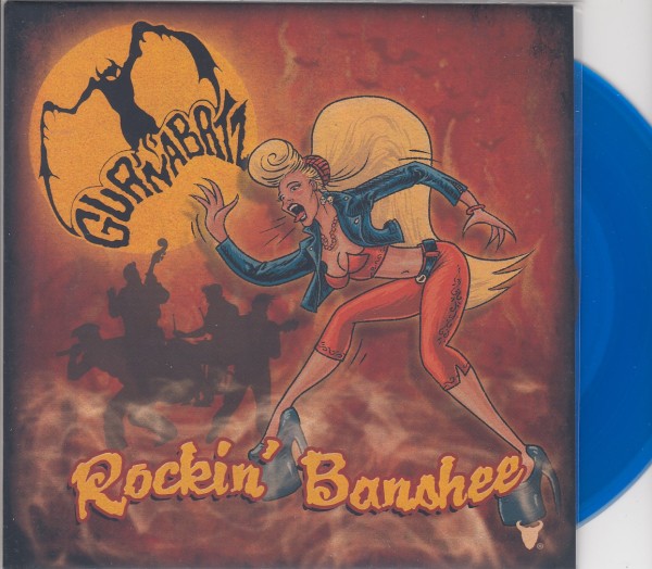 GUANA BATZ - Rockin' Banshee 7"EP BLUE ltd.